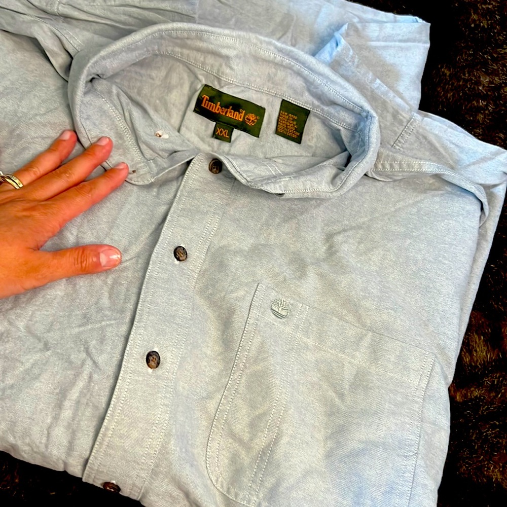 Men’s Timberland button up XXL